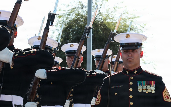 Beating the Heat:  Silent Drill Platoon Takes Arizona