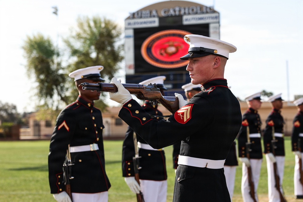 Precision Under the Sun: Silent Drill Platoon Takes Arizona