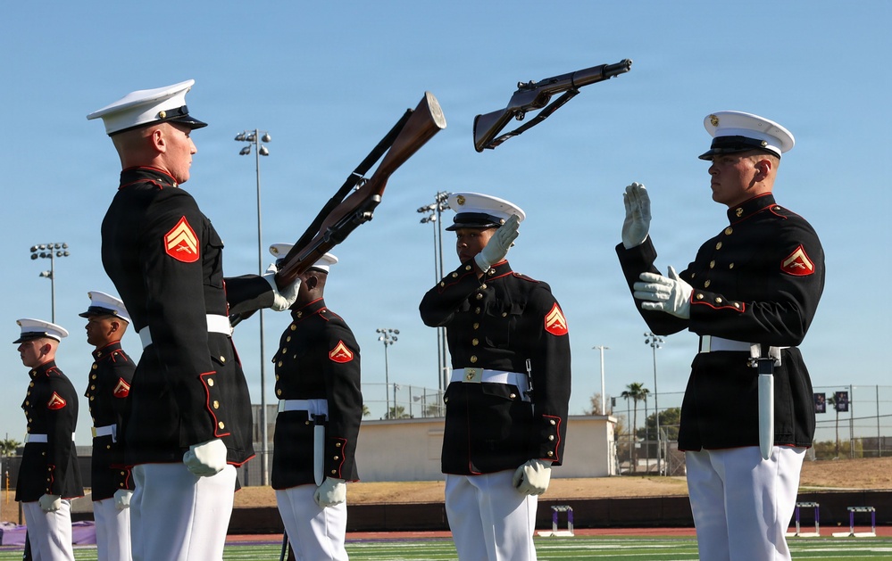 Precision Under the Sun: Silent Drill Platoon Takes Arizona