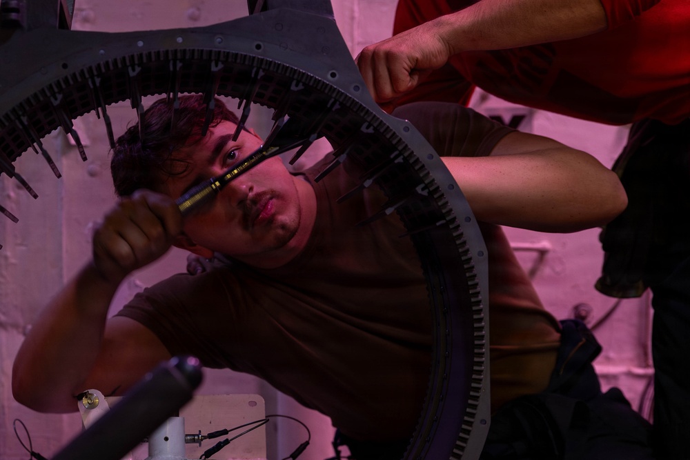 Abraham Lincoln Conducts Routine Operations