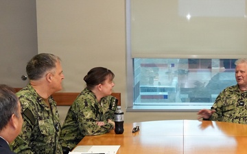 Navy MSC Deputy Corps Chief, MSC Policy &amp; Practice Officer visit NAMRU San Antonio