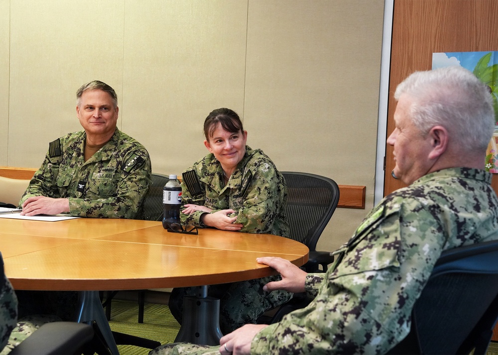 Navy MSC Deputy Corps Chief, MSC Policy &amp; Practice Officer visit NAMRU San Antonio