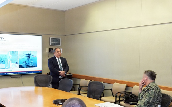 Navy MSC Deputy Corps Chief, MSC Policy &amp; Practice Officer visit NAMRU San Antonio