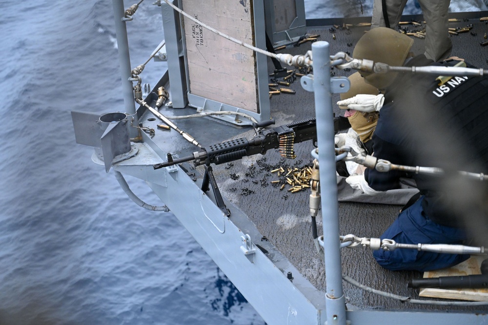 Weapons Live Fire, 50 Cal and M240