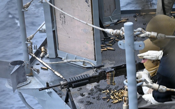 Weapons Live Fire, 50 Cal and M240