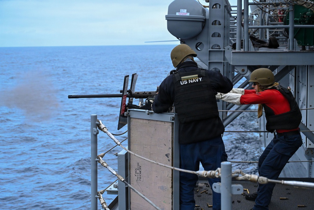 Weapons Live Fire, 50 Cal and M240