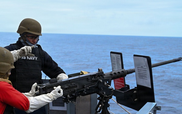 Weapons Live Fire, 50 Cal and M240