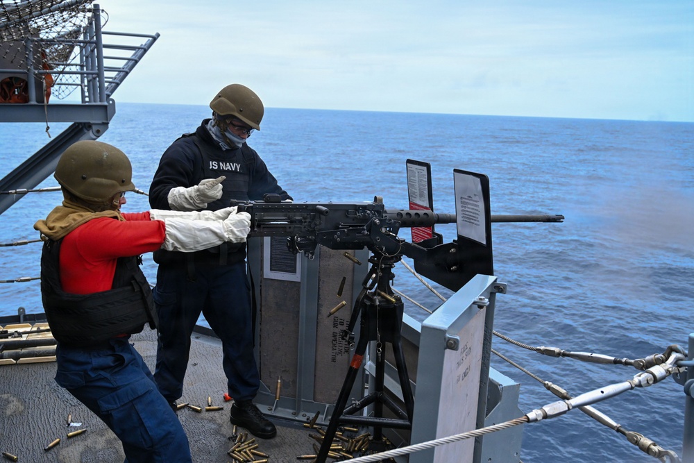 Weapons Live Fire, 50 Cal and M240