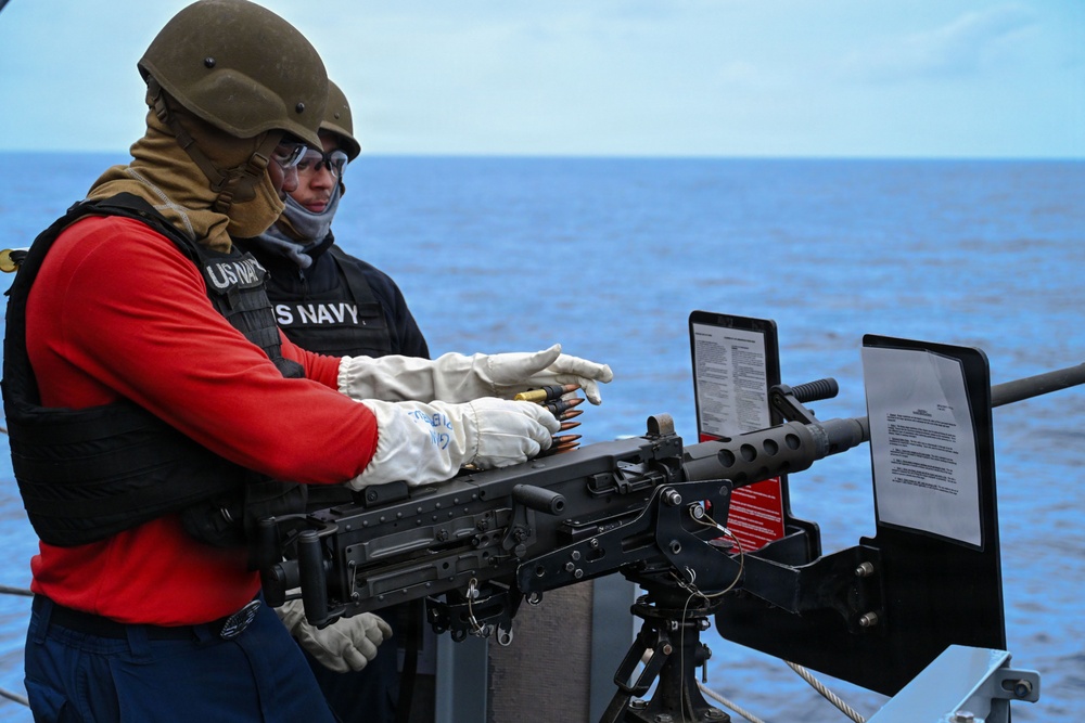 Weapons Live Fire, 50 Cal and M240