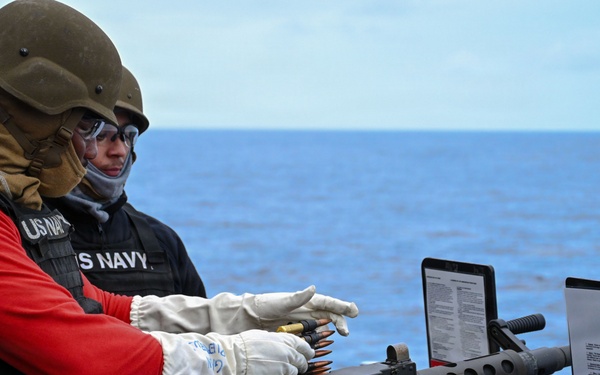 Weapons Live Fire, 50 Cal and M240