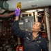 USS Essex Engineers work in forward and aft Main Machinery Rooms