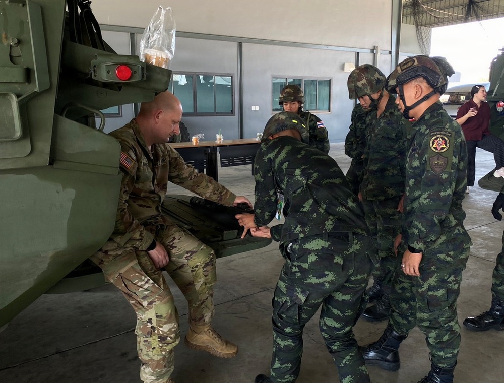 Washington National Guard, Royal Thai Army Strengthen Stryker Expertise Through Leader Exchange