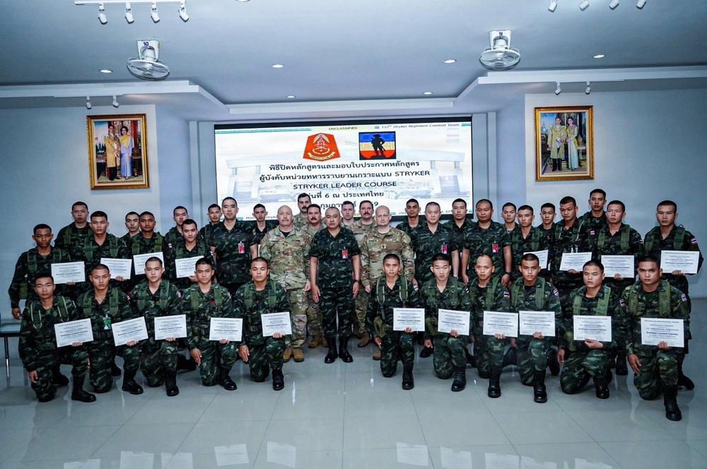 Washington National Guard, Royal Thai Army Strengthen Stryker Expertise Through Leader Exchange