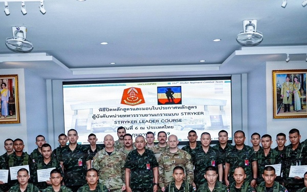 Washington National Guard, Royal Thai Army Strengthen Stryker Expertise Through Leader Exchange