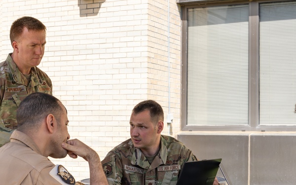 Air University students collaborate on strategic studies at Air Command and Staff College