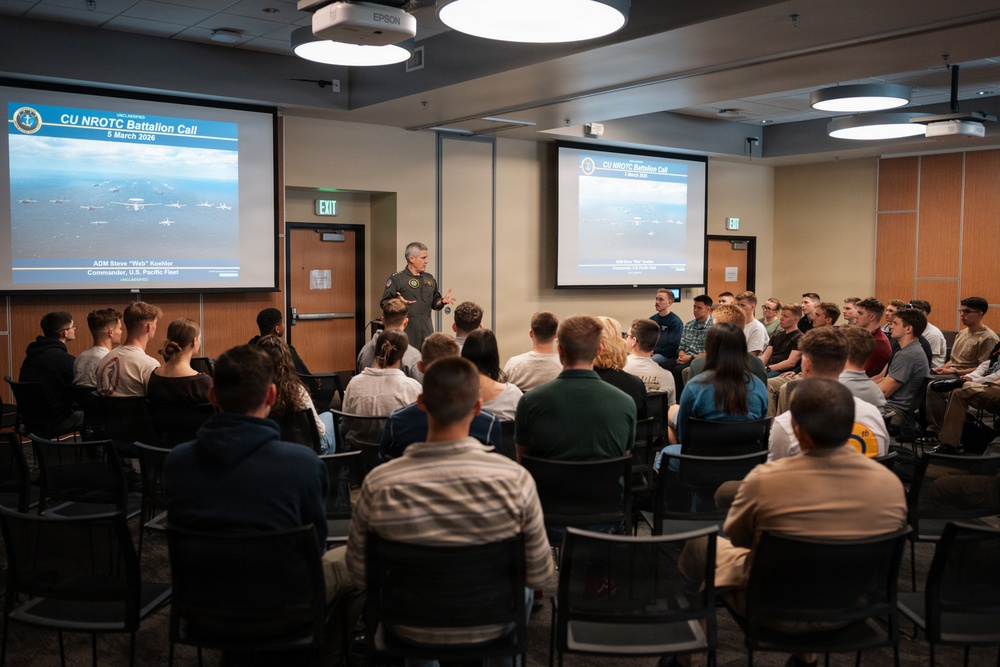 CPF visits University of Colorado Boulder NROTC unit