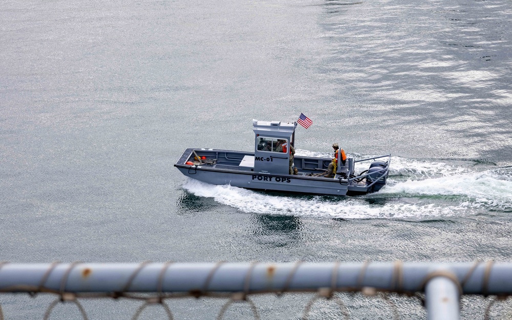 USS Theodore Roosevelt Port Ops