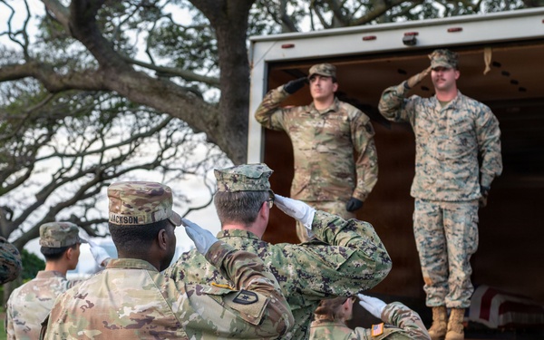 DPAA Conducts Korean War Disinterment Ceremony