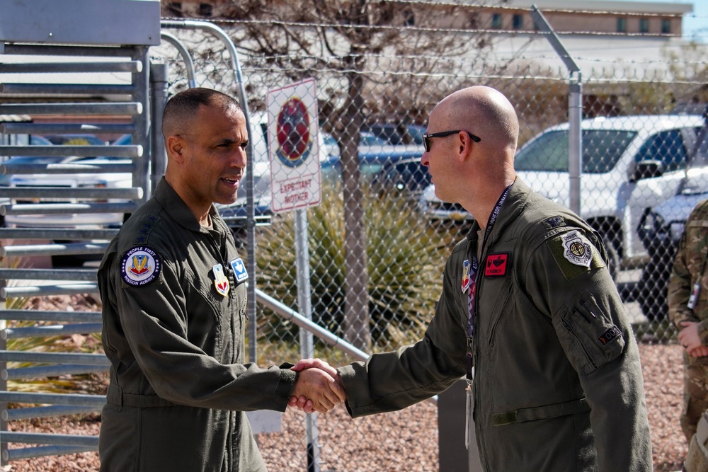COMACC and ACC command chief explore Creech AFB operations