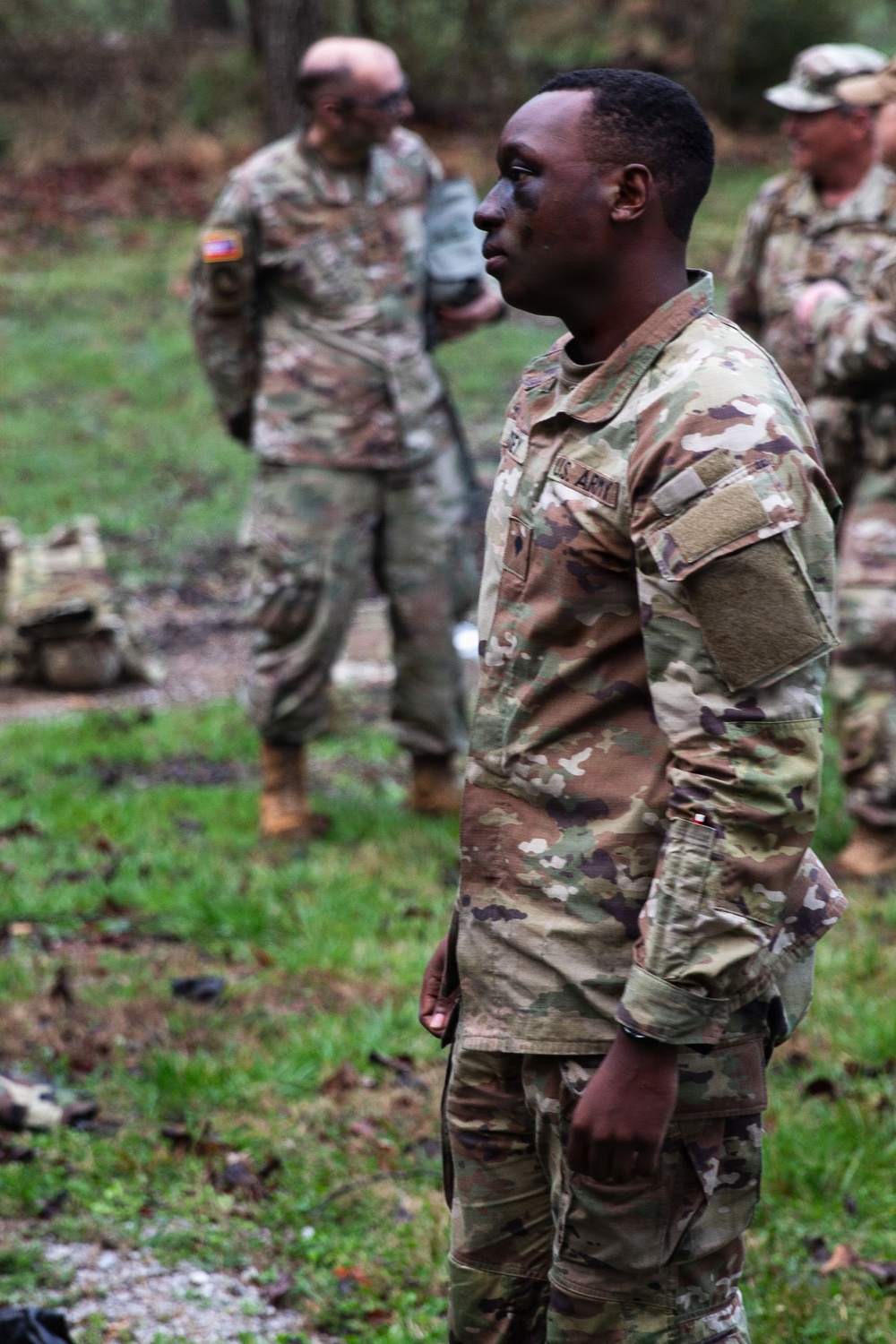 Spc. Dickey prepares for CBRNE event