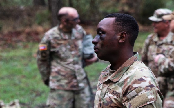 Spc. Dickey prepares for CBRNE event