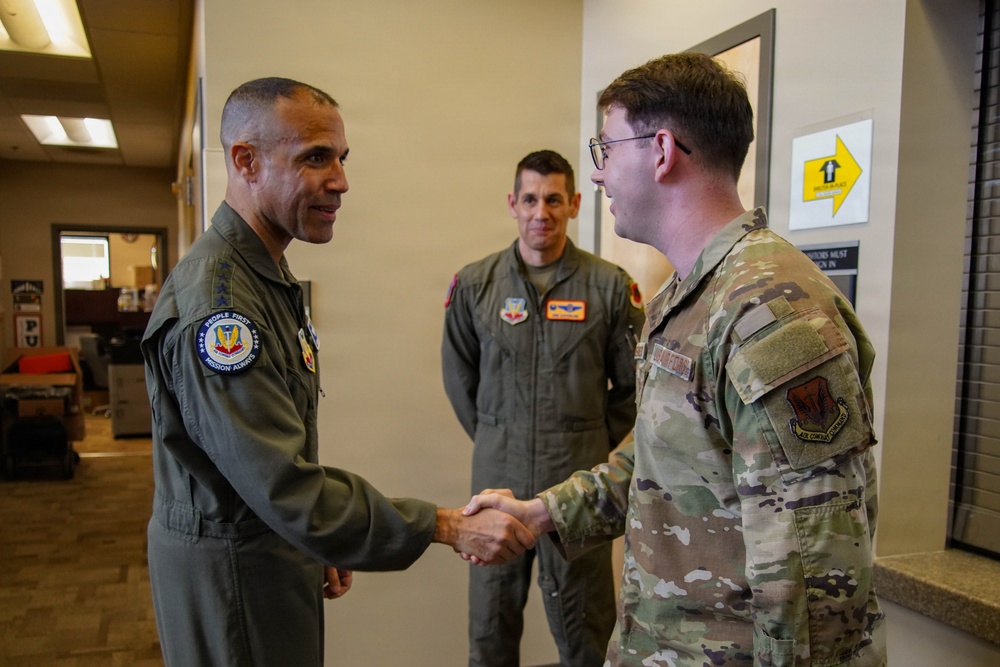 COMACC and ACC command chief explore Creech AFB operations