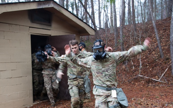 Competitors Complete CBRN Lane