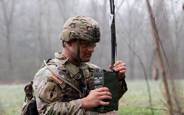 Infantryman Goes through Round Robin Lane