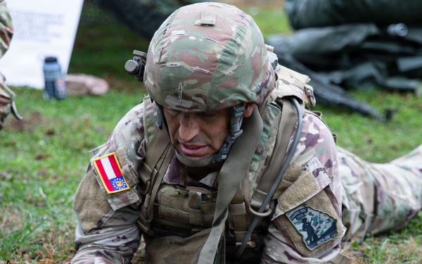 GSDF Soldier Participates in Round Robin