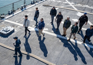 USS Paul Hamilton (DDG 60) Gets Combat System Tuneup, Hosts Employee Tours at Naval Surface Warfare Center, Port Hueneme Division