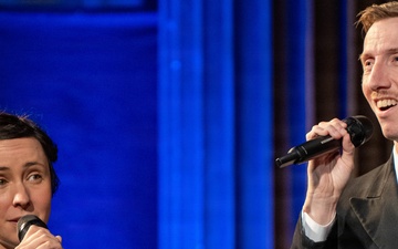 The US Navy Band Sea Chanters perform at the Latchis Theater in Brattleboro, TN
