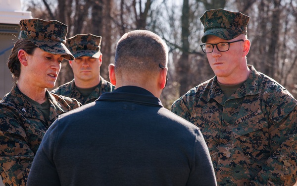UNSECNAV visits TBS and OCS