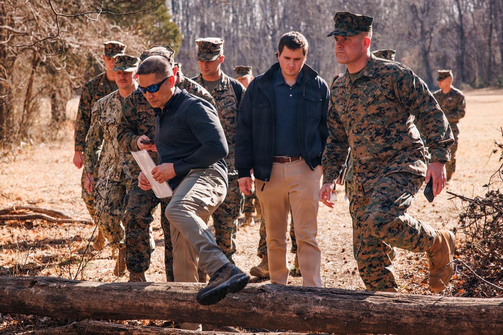 UNSECNAV visits TBS and OCS