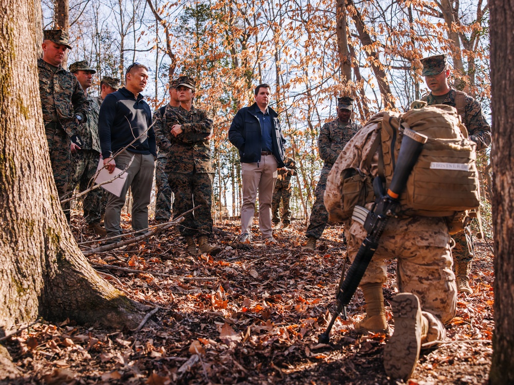 UNSECNAV visits TBS and OCS