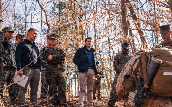 UNSECNAV visits TBS and OCS
