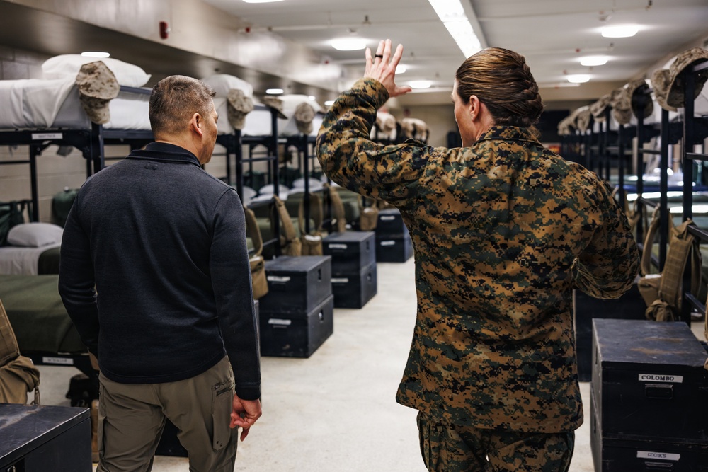 UNSECNAV visits TBS and OCS