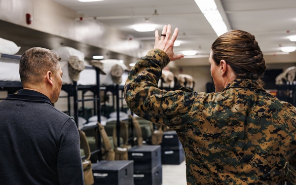 UNSECNAV visits TBS and OCS