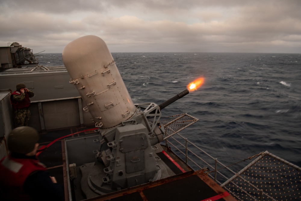 USS Nimitz Conducts Live-Fire Weapons Exercise