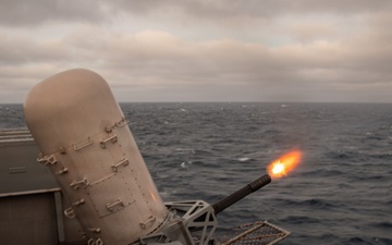 USS Nimitz Conducts Live-Fire Weapons Exercise