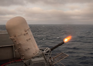 USS Nimitz Conducts Live-Fire Weapons Exercise