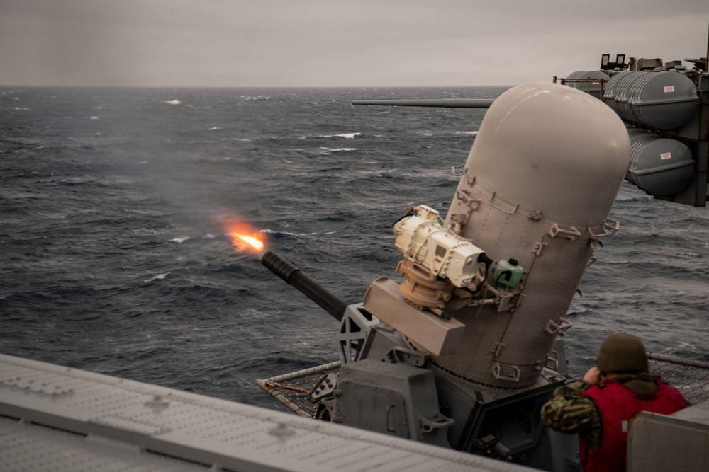 USS Nimitz Conducts Live-Fire Weapons Exercise