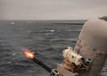 USS Nimitz Conducts Live-Fire Weapons Exercise