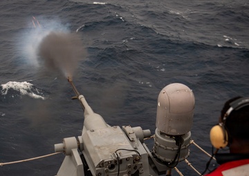 USS Nimitz Conducts Live-Fire Weapons Exercise