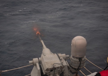 USS Nimitz Conducts Live-Fire Weapons Exercise