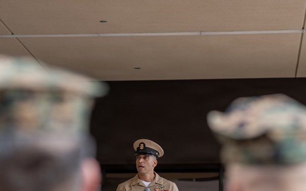 NMRTC San Diego Changes Command Master Chief