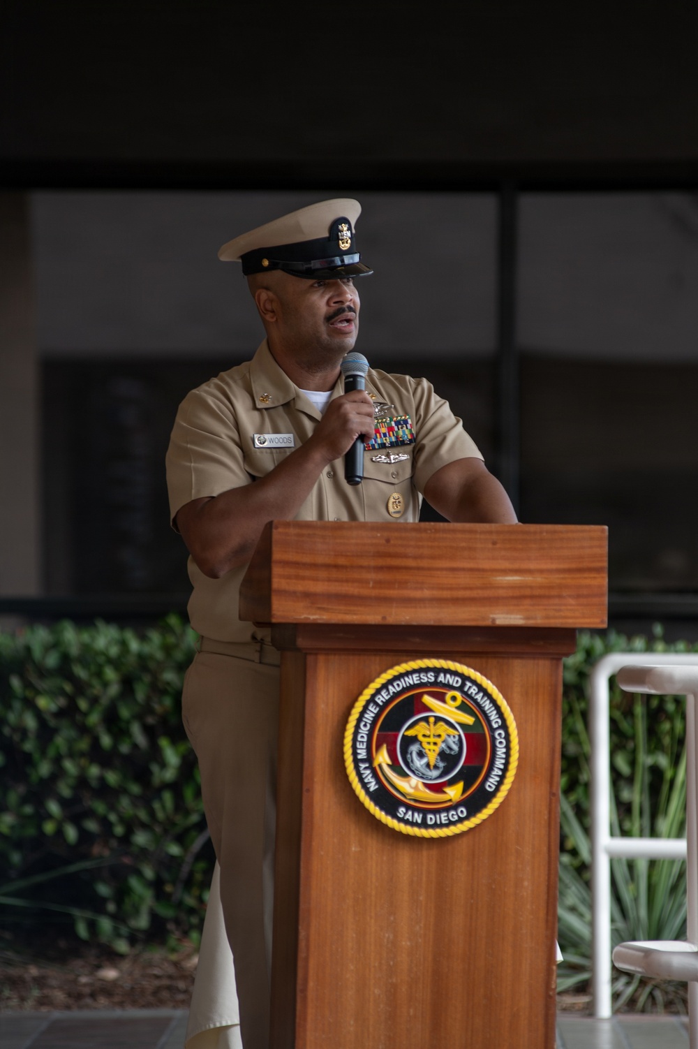 NMRTC San Diego Changes Command Master Chief