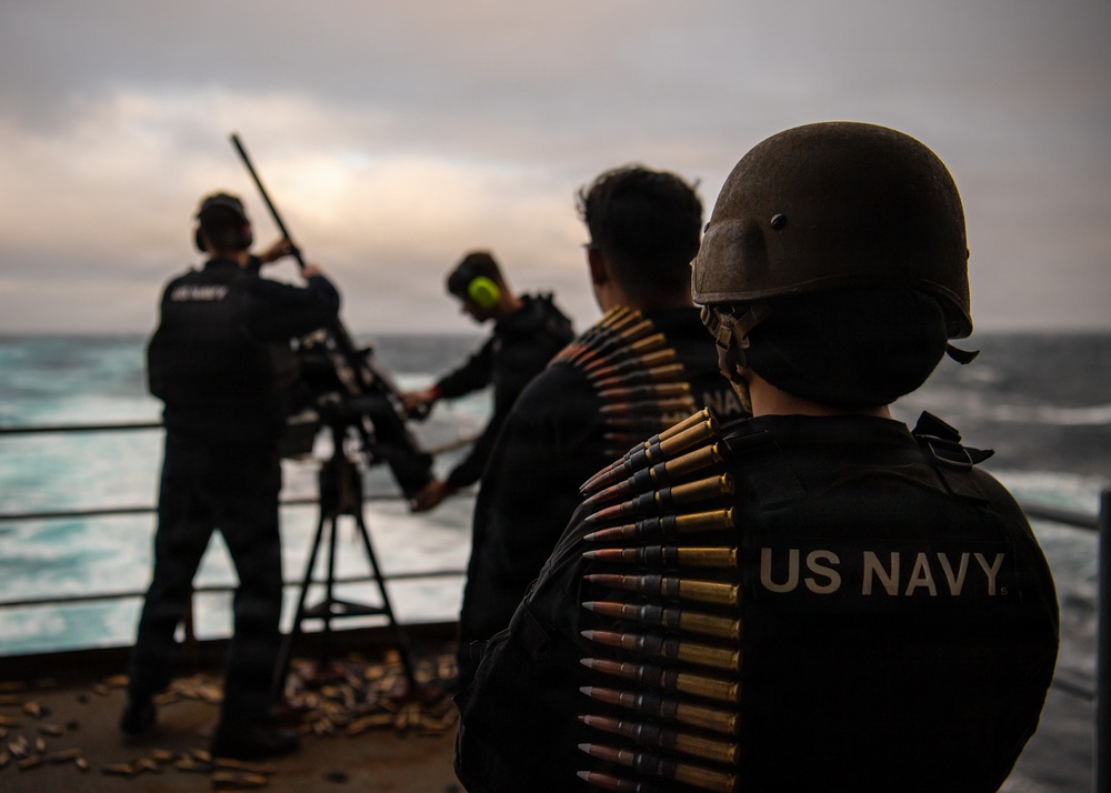 USS Nimitz Conducts Live-Fire Weapons Exercise