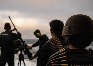 USS Nimitz Conducts Live-Fire Weapons Exercise