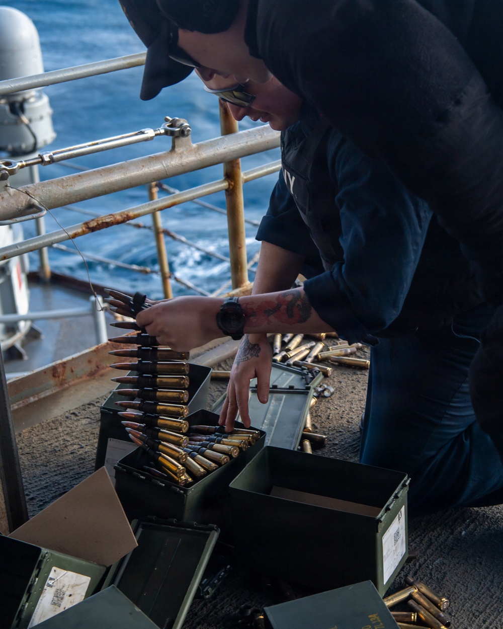 USS Nimitz Conducts Live-Fire Weapons Exercise