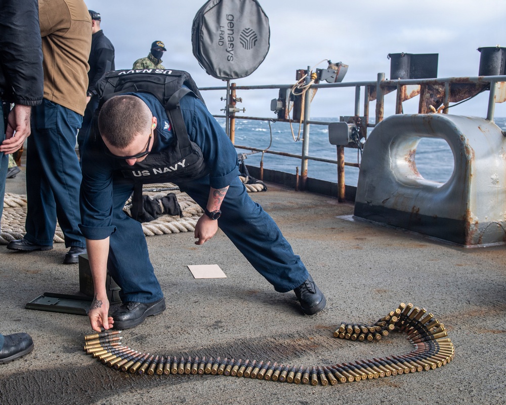 USS Nimitz Conducts Live-Fire Weapons Exercise